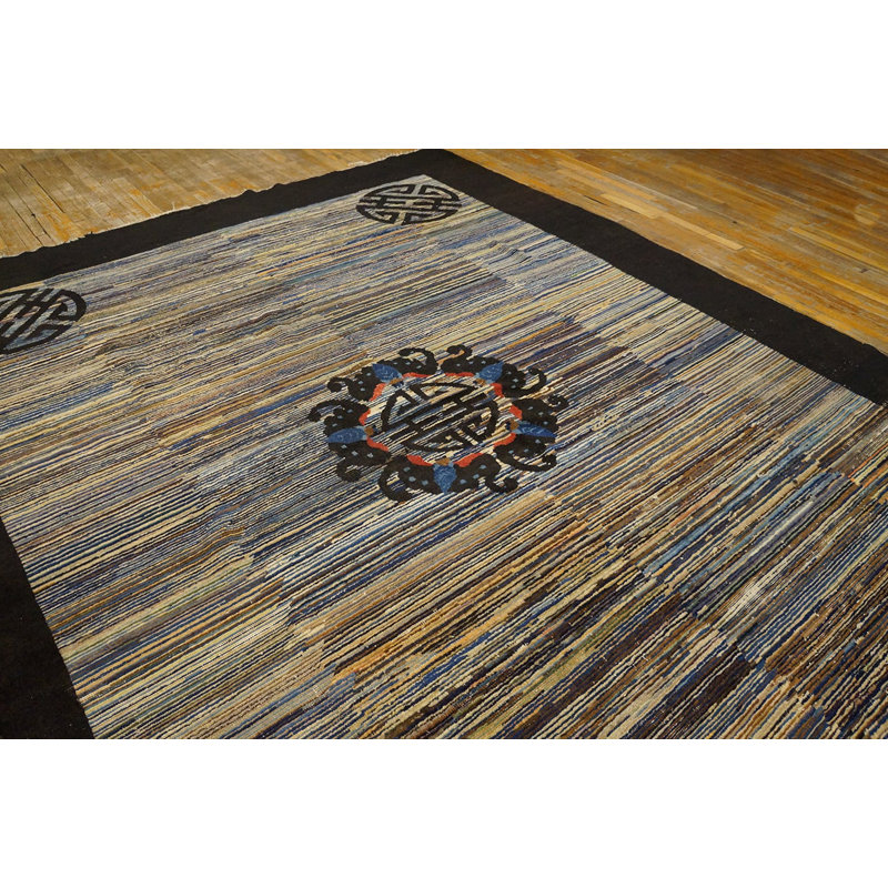 Antique Peking Room Size Wool Multi Rug