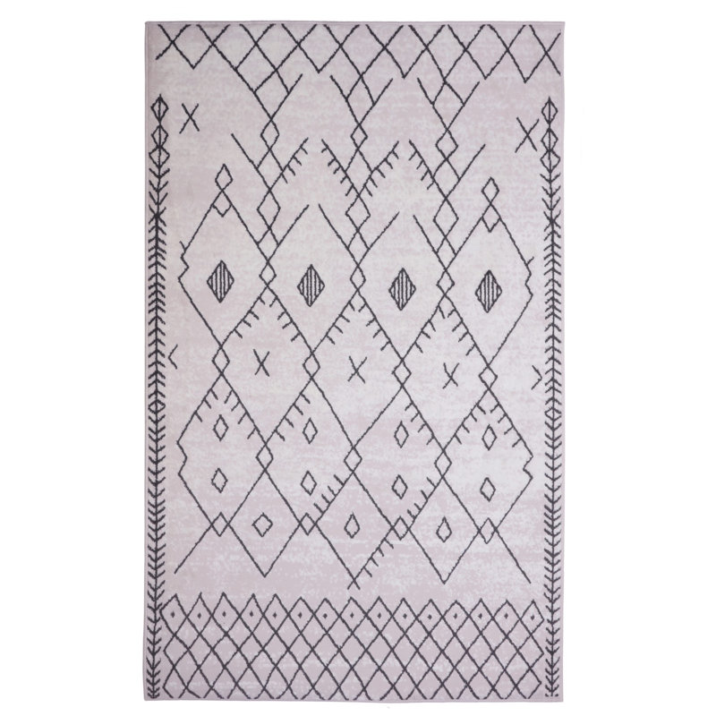 Shivangi Geometric Indoor Rug, Rectangle 3'6" x 5'6"