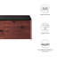 Armoire de rangement murale cinétique Modway-88459724