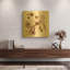 Tableau mural en métal doré « Sepia Floral » de Kristy Rice, 61 x 61 cm-1656884921