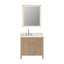 Meuble-lavabo simple 36 po avec miroir Lala-1037042097