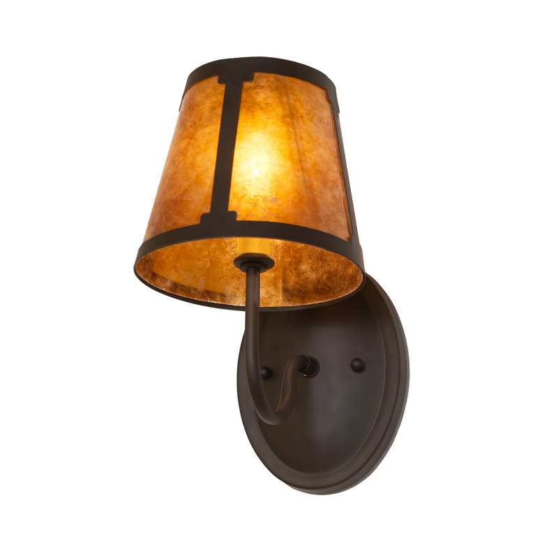 1 - Light Armed Sconce, Amber
