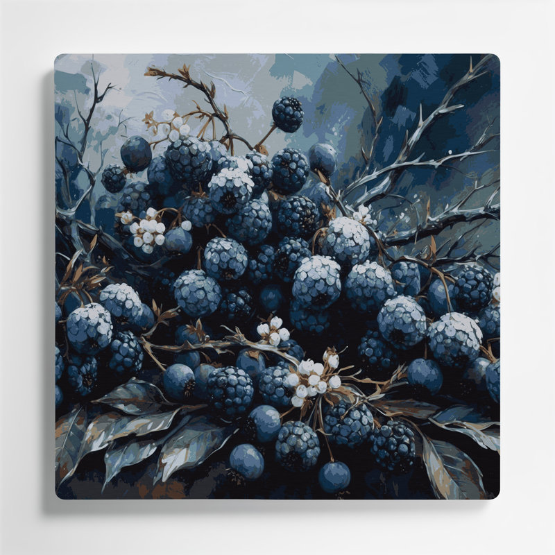 Art mural en métal «Fruit Sloe», H 16 po x l 16 po