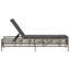  Chaise longue en rotin PE gris 77,9 po x 21,7 po x 37,8 po-1574177254-1574177249