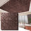 2 pi X 2 pi Carreaux de plafond en PVC à coller ou à poser, panneaux de PVC imperméables pour la décoration intérieure