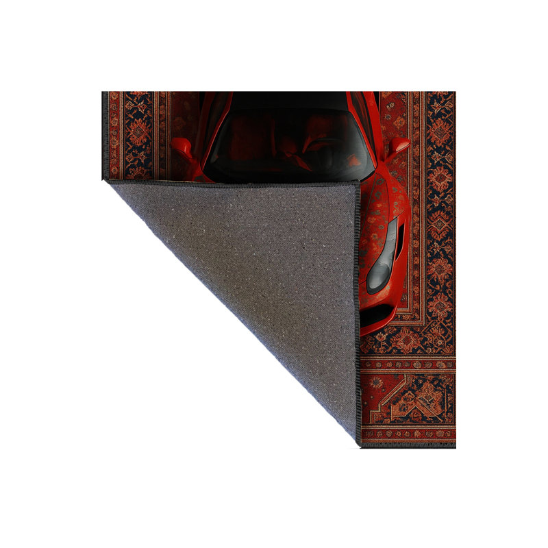 Tapis gris tissé Mosso, 6'7" x 9'10"