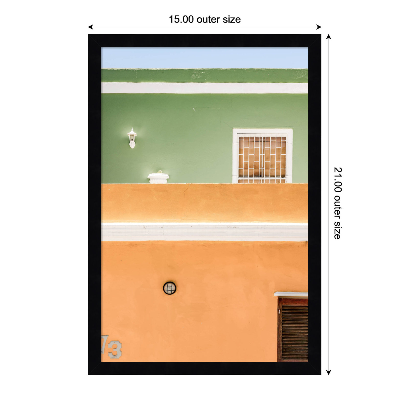Piara "Joy House" Print by Shot by Clint, Black, 21" H x 15" W