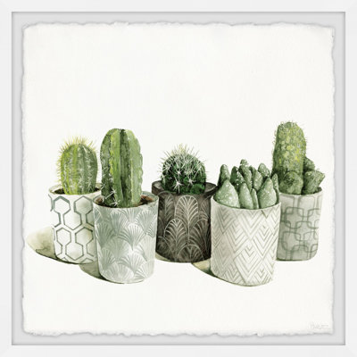 Decorative Planters by Parvez Taj - Single Picture Frame Painting