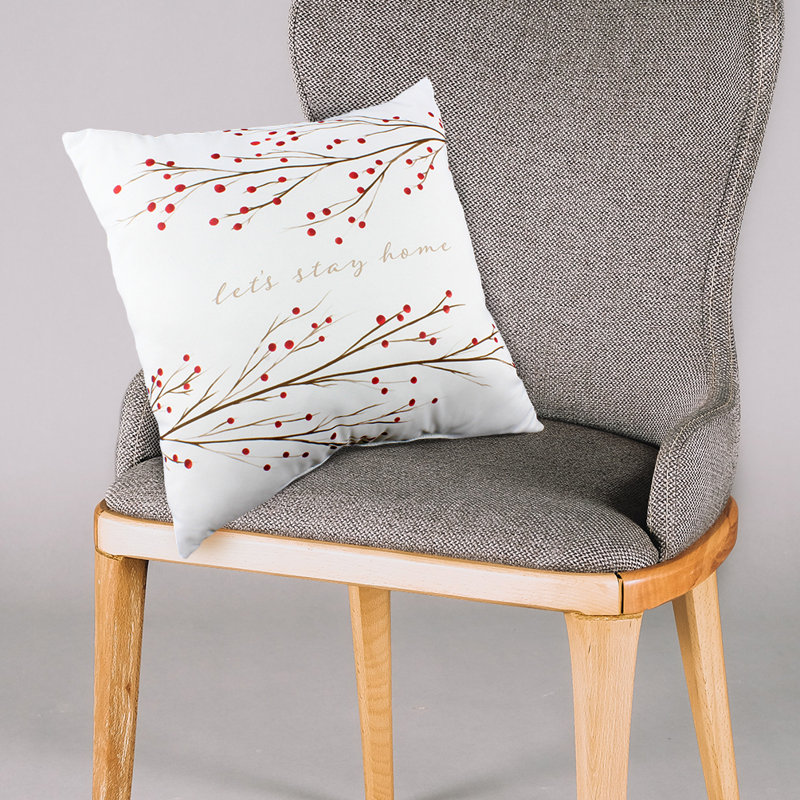 Housse et insert de coussin carré saisonnier
