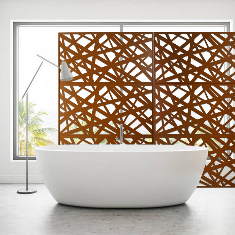 Écran d'intimité pour l'extérieur et l'intérieur, Brun