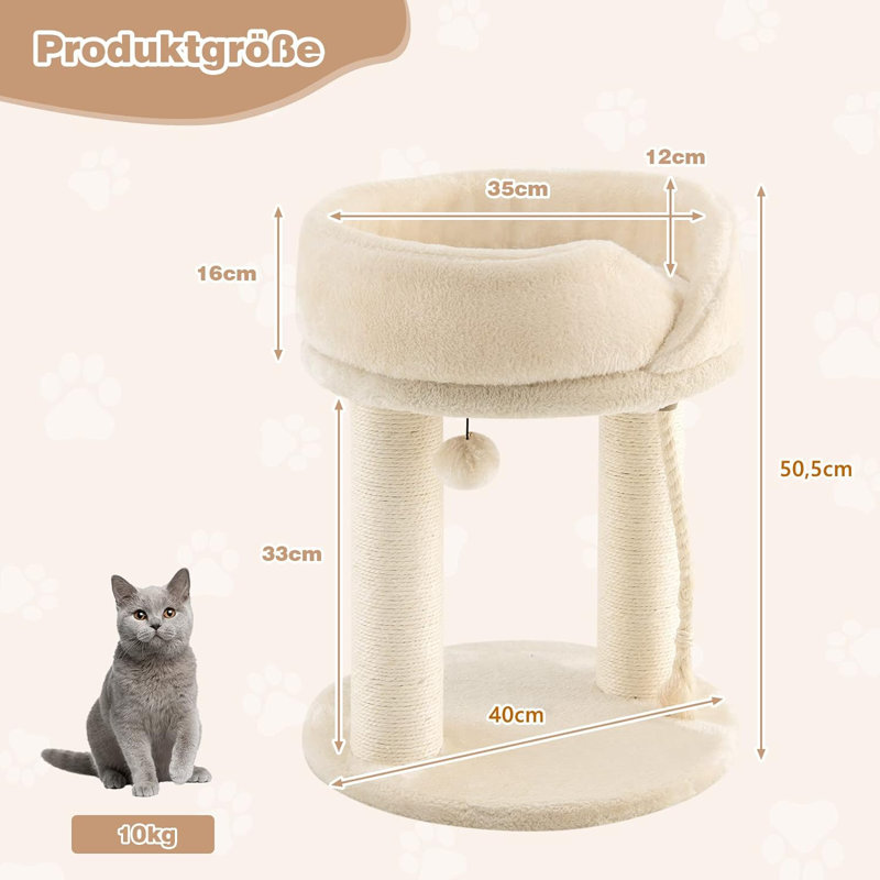 Tifton Cat Perch, Beige