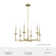 Hunter Briargrove 6 Light Single Tier Chandelier Ceiling Light Fixture