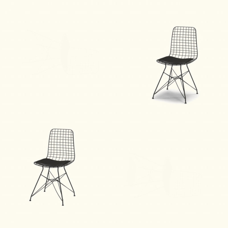 Zen Wire Modern Chair, 1