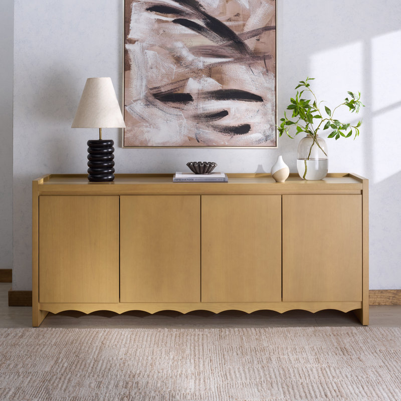 Buffet en bois 4 portes Rhylee