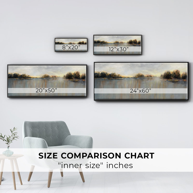 Rain at Dawn- Framed Canvas