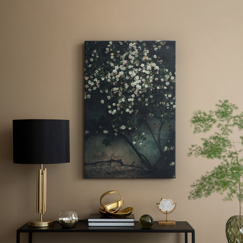 Motif floral rétro Cxxvi, 36" H x 24" W