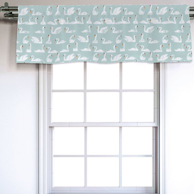 Sateen Ruffled Window Valance