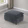 Modern Ottoman Module For Sectional Sofa, Customizable Modular Couch, Chenille