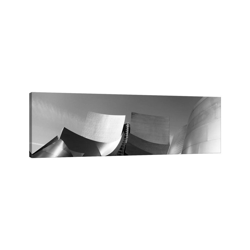 Walt Disney Concert Hall, Los Angeles, California, USA - Wrapped Canvas Panoramic Print, 182.88 cm H x 60.96 cm W