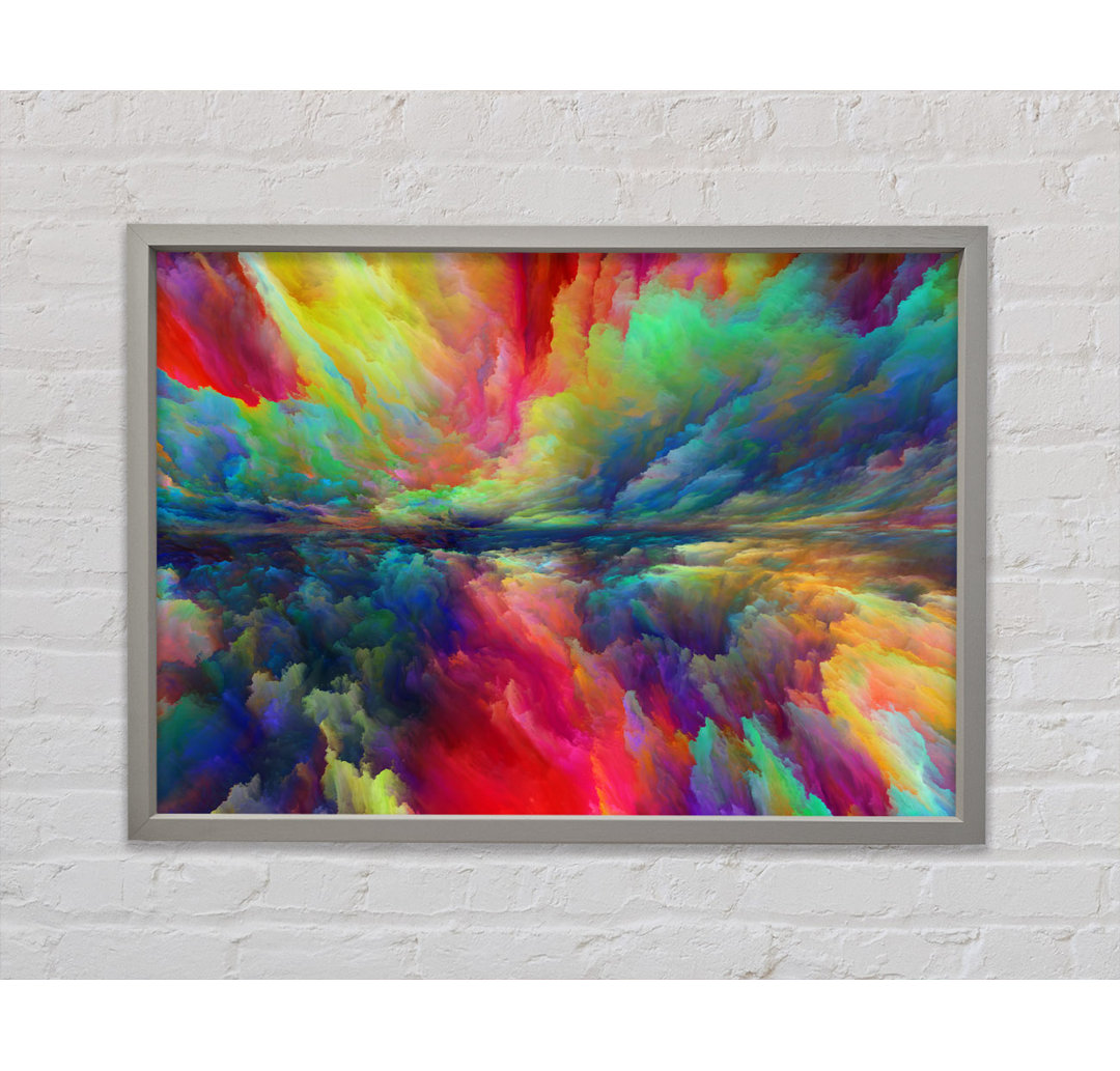 Vibrant Powdered Colours Sky - Single Picture Frame Kunstdrucke auf Leinwand