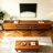 Nut-brown Solid Wood TV Stands