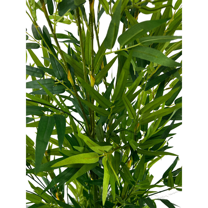 Plante artificielle en bambou fabriquée à la main 6 po Primrue Designer