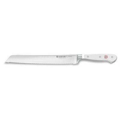 WÜSTHOF Classic White 9" Double Serrated Bread Knife