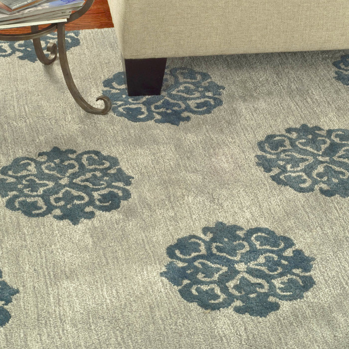 Candelo Hand Tufted Wool Pile Geometric Rug