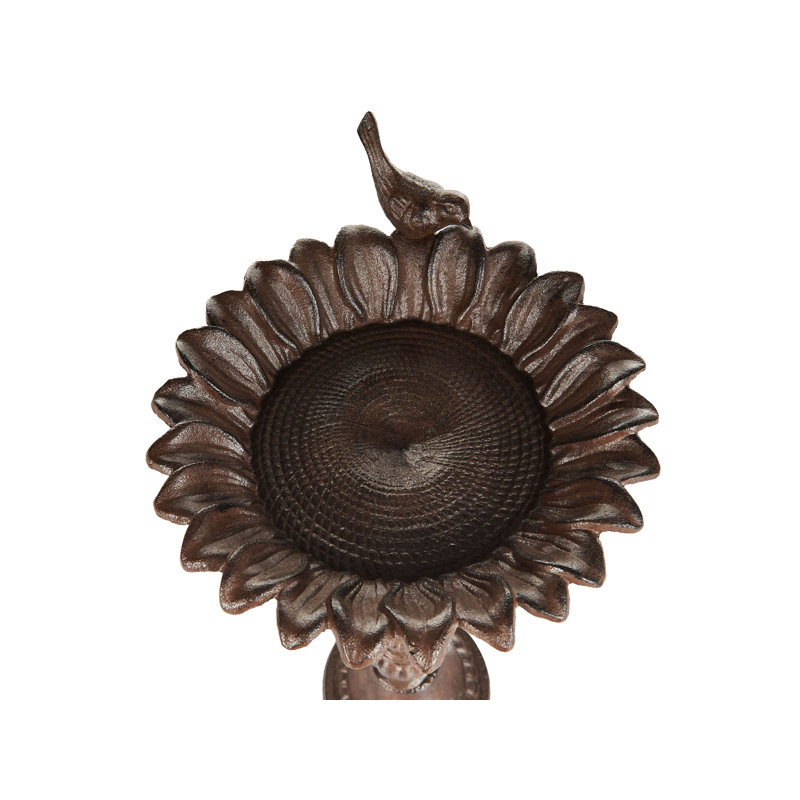 BLACKBIRD Iron Birdbath