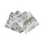 Leopard Walk Hemstitch Cocktail 6" Linen/Cotton Napkin-122609853