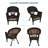 Byxbee 2 - Person Patio Conversation Set with Cushions-539421070-539421174