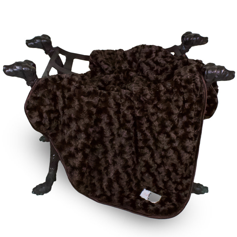 Couverture pour chien Rosebud, 34 po x 29 po, Chocolat
