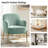 Cleo 26" Wide Contemporary Chair with Recessed Arms-398930832