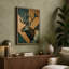 Geometric Deer Head Modern - Wrapped Canvas-824883130-824883009