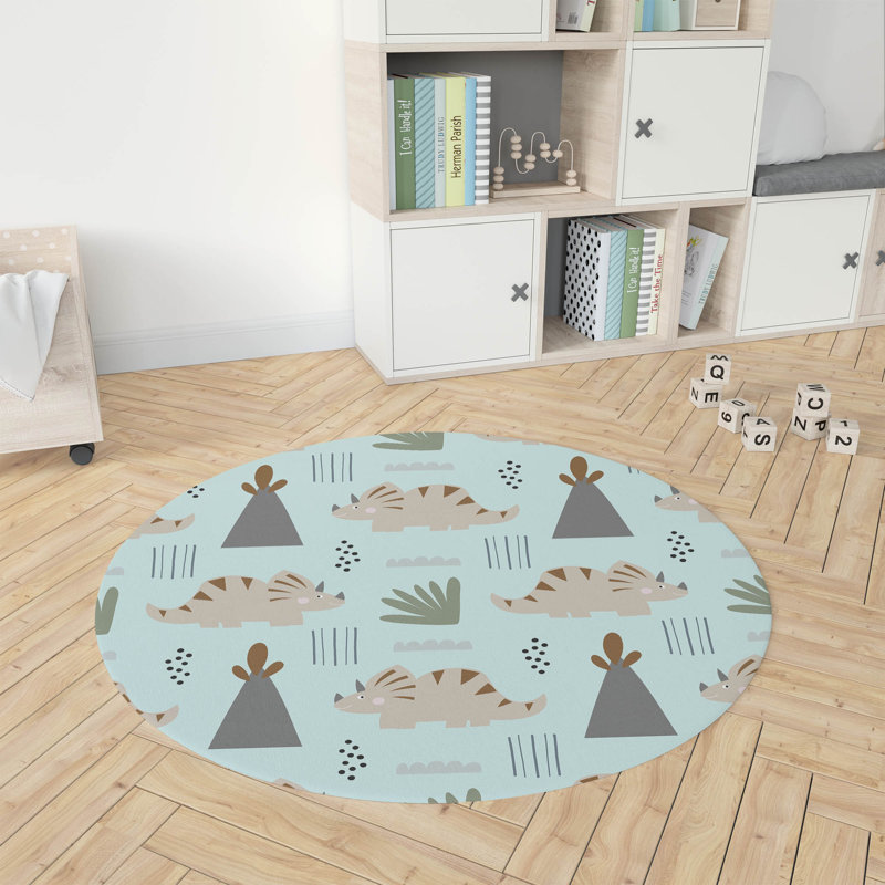 Tricera Watch Kids Play Mat, Round 5'