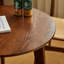Oak Round Solid Wood Dining Table