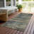 Machine Washable Indoor/Outdoor Christain ACN1299 Coffee Rug-109532244
