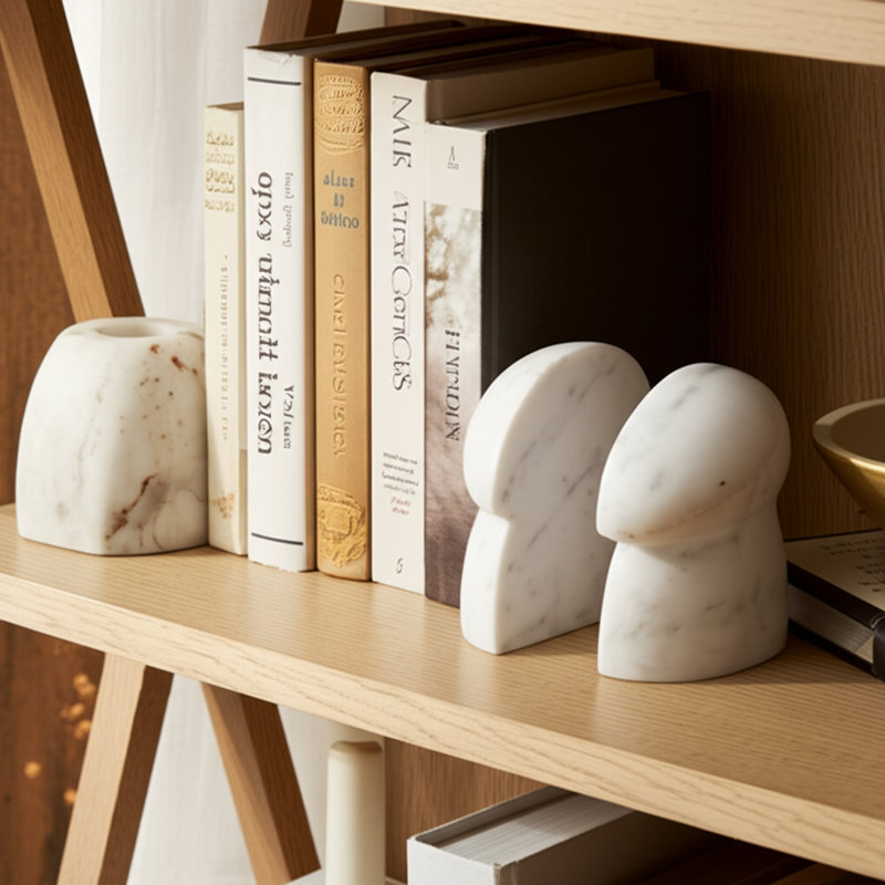 Sagebrook Home Mushroom Bookends - Thumbnail 5