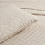 Ensemble de courtepointe standard moderne et contemporaine en coton à motif de losange Ava Diamond-382391937-382391939