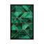 «Abstract Nature - Emerald Green» par Elisabeth Fredriksson - impression d'art graphique-248523262-248523260-248523261