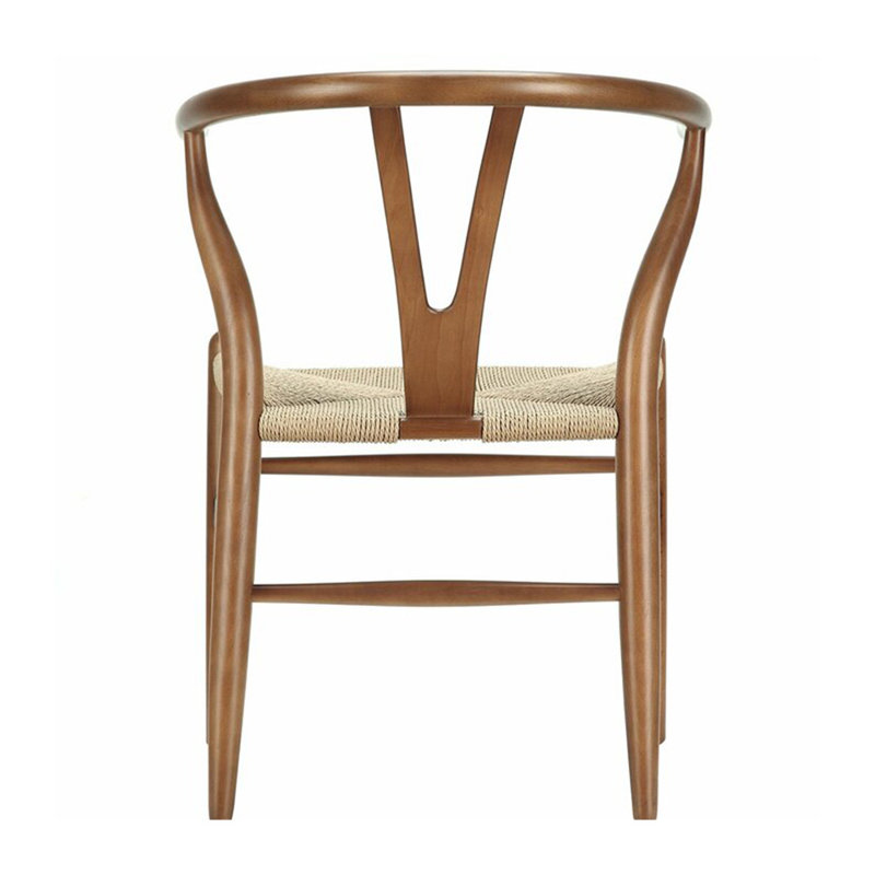 Elara Woven Seat Dining Chair, Walnut/Natural