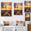 «Orange Oil Rigs Resilient Rig», reproduction sur toile-1725951248-1725951249