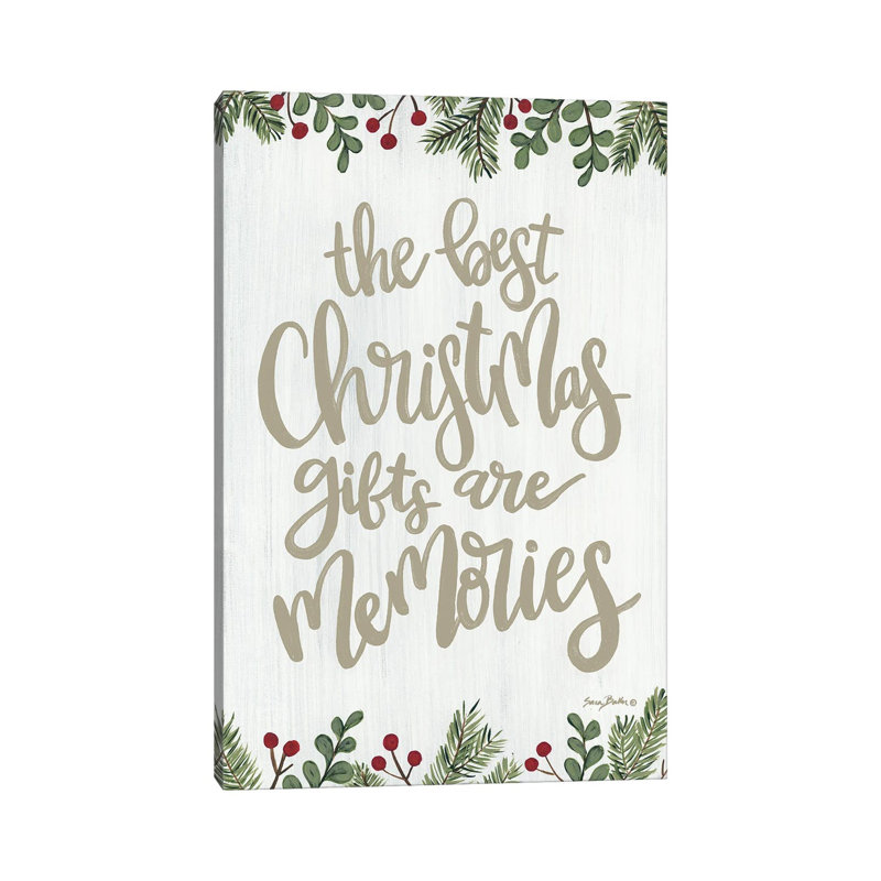 «The Best Christmas», reproduction d'art sur toile tendue, Toile tendue, Ne s’applique pas, H 18 po x l 12 po