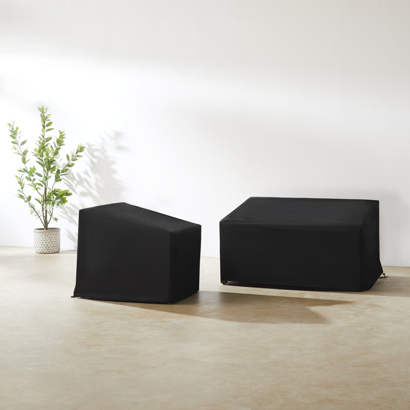 Furniture Covers Outdoor Conversation Set Cover, Black