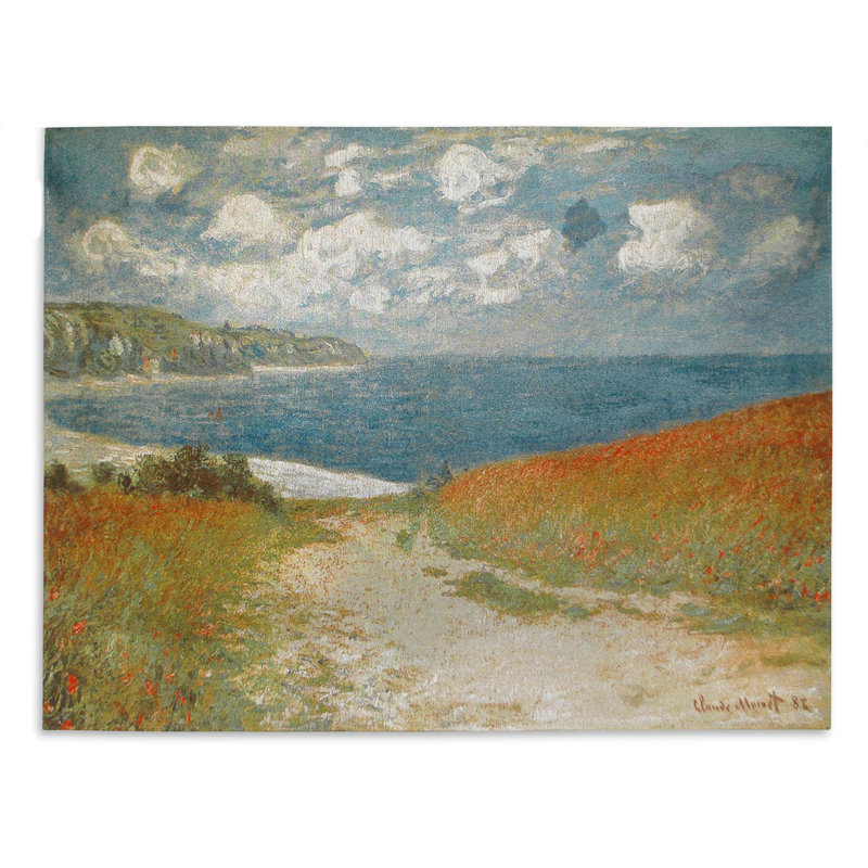 Chemin à travers la tapisserie de Pourville, H 40 po x l 53 po