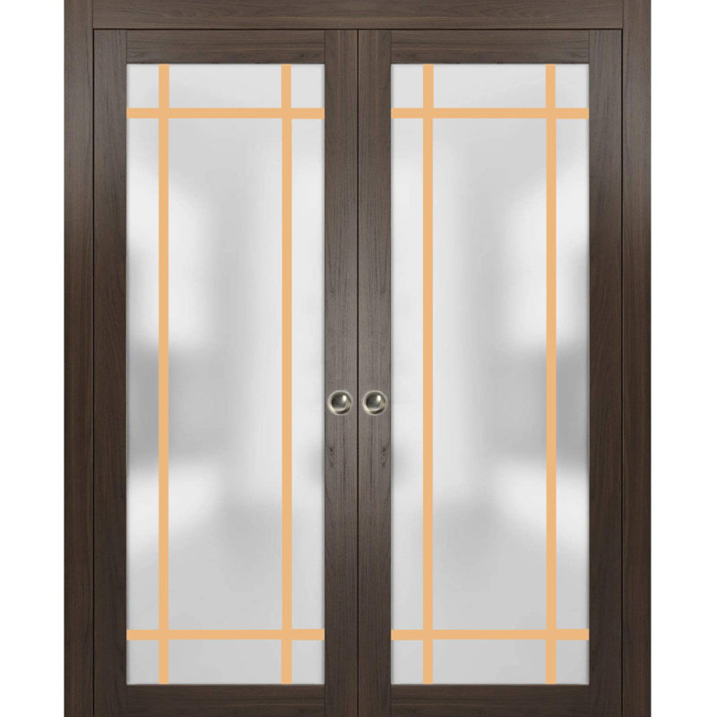 Portes françaises à panneaux, 48 po x 80 po