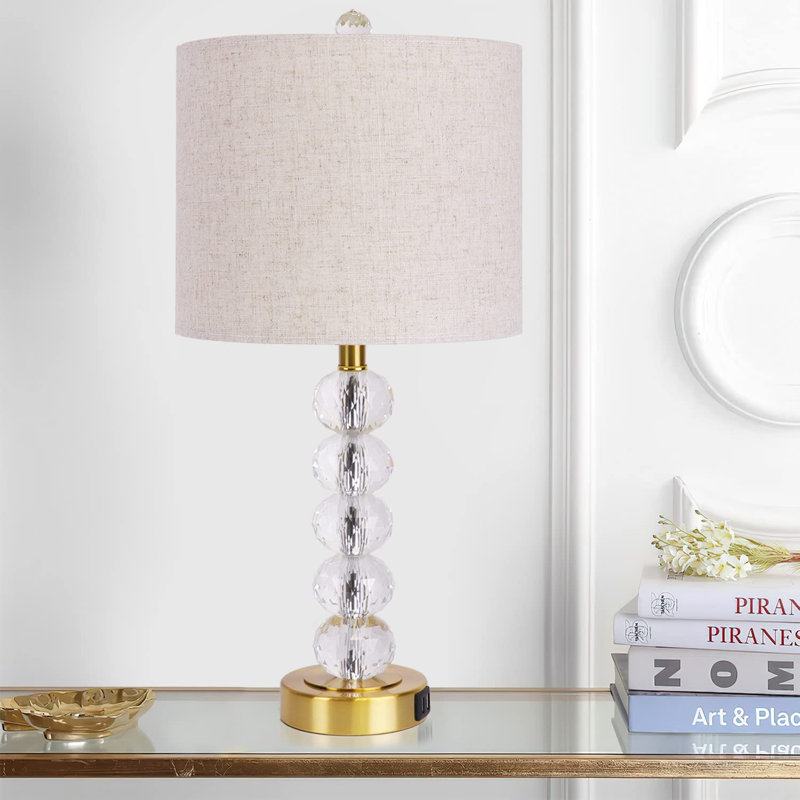Lampe de table avec port USB, DEL