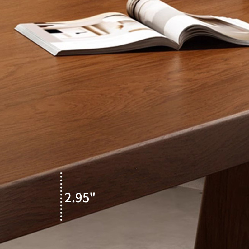 Partap Simple solid wood table, 30.7"H x 86.6"L x 35.4"W