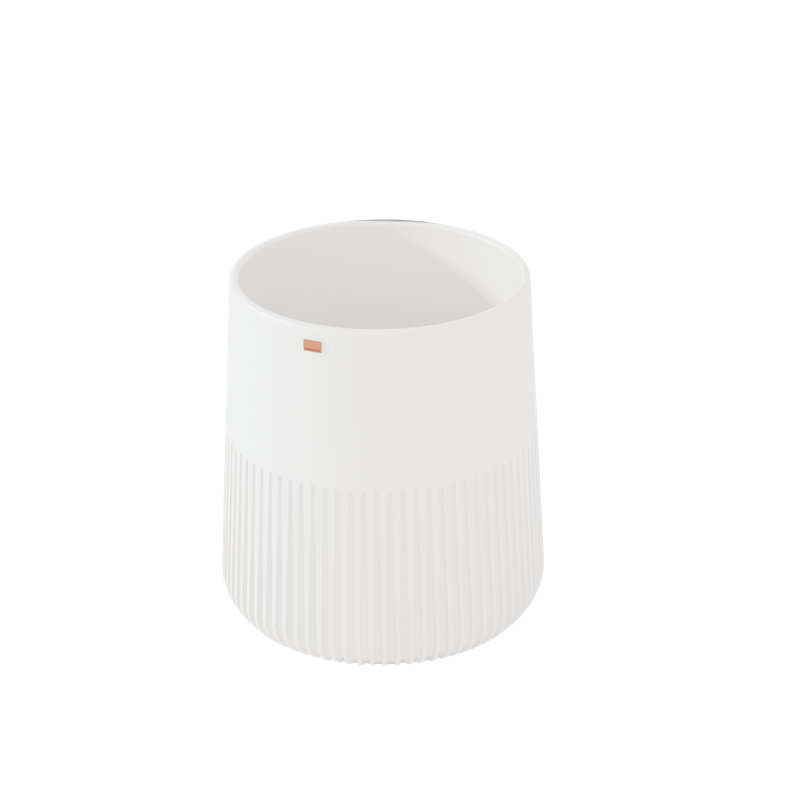 Papua Round Concrete Vessel Sink, Tulum White