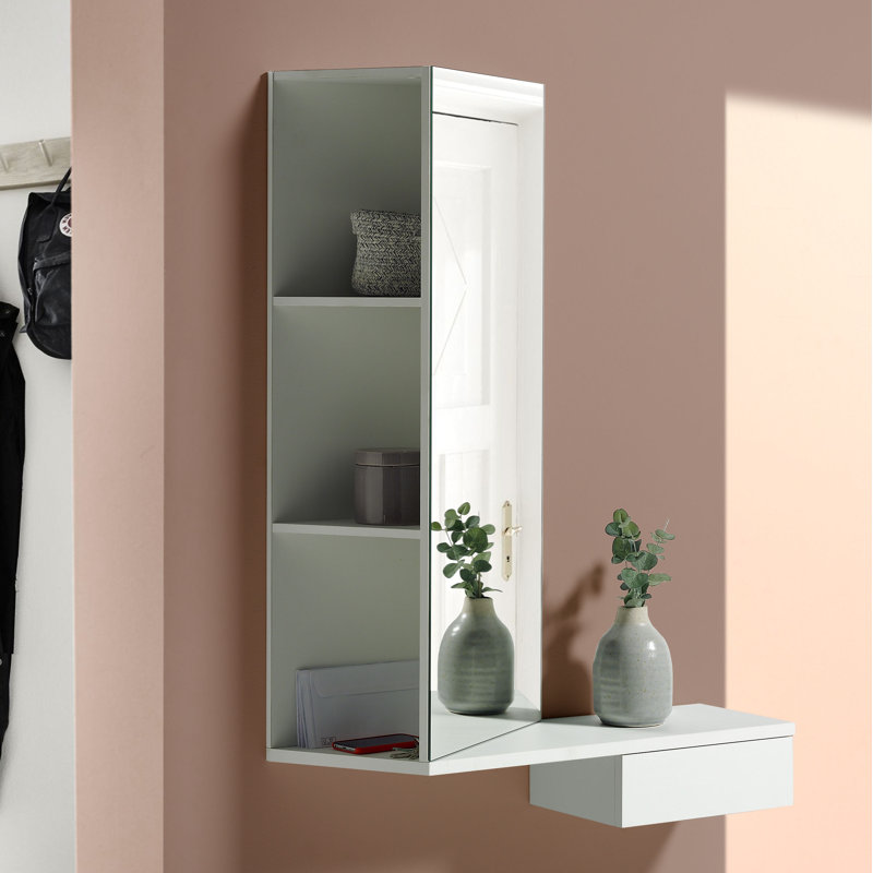 Eilyn 3 Piece Accent Shelf, White